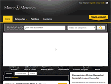 Tablet Screenshot of motor-mercedes.com